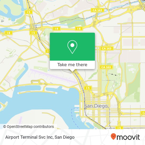 Airport Terminal Svc Inc map