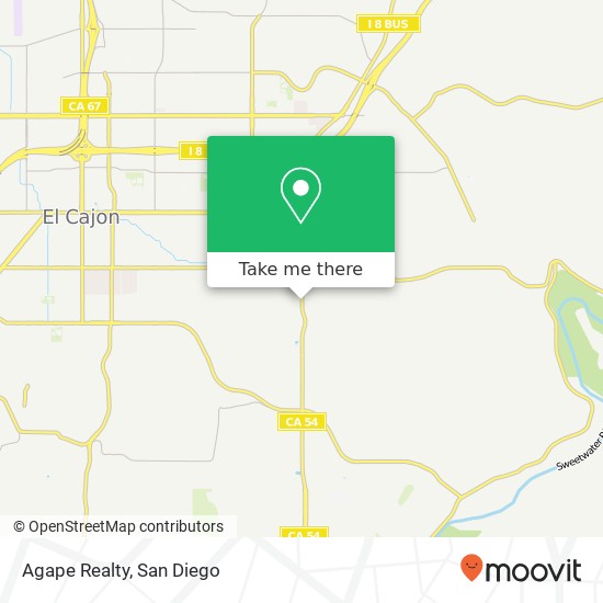 Agape Realty map