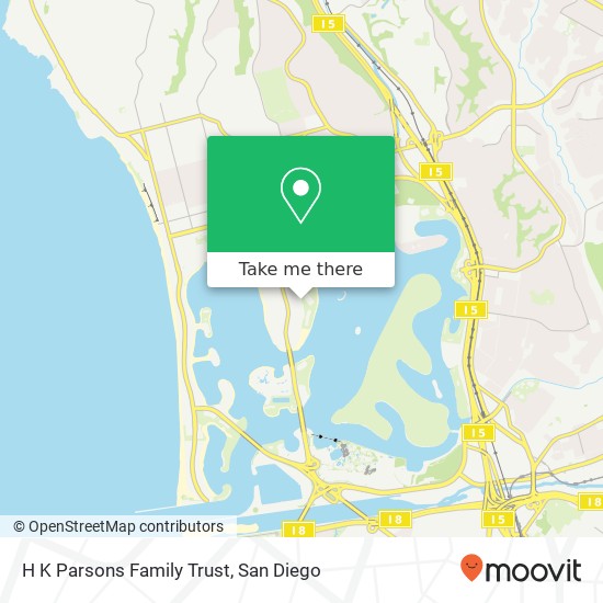 H K Parsons Family Trust map