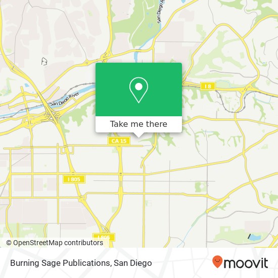 Mapa de Burning Sage Publications