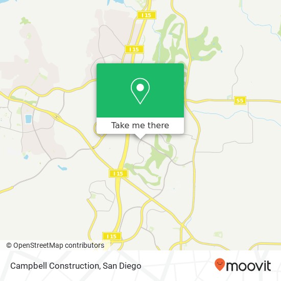 Campbell Construction map