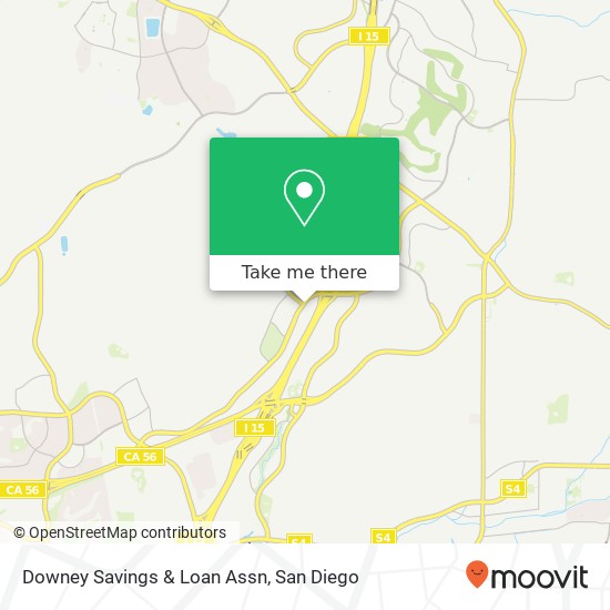 Downey Savings & Loan Assn map