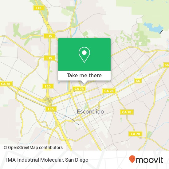 Mapa de IMA-Industrial Molecular