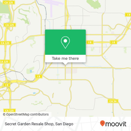 Secret Garden Resale Shop map