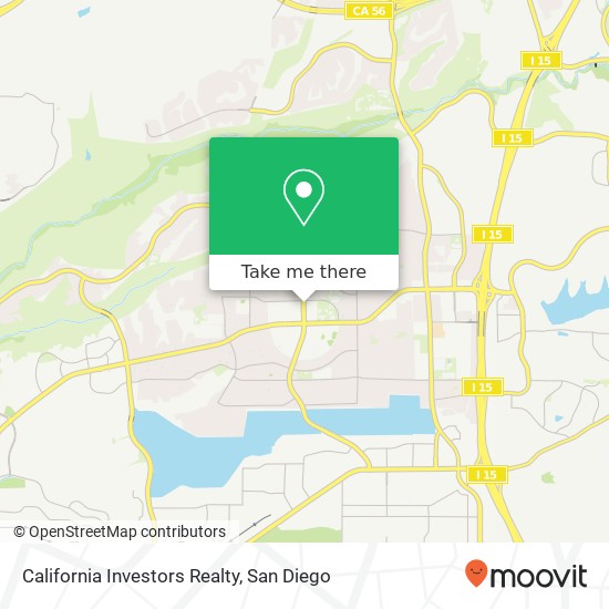 California Investors Realty map