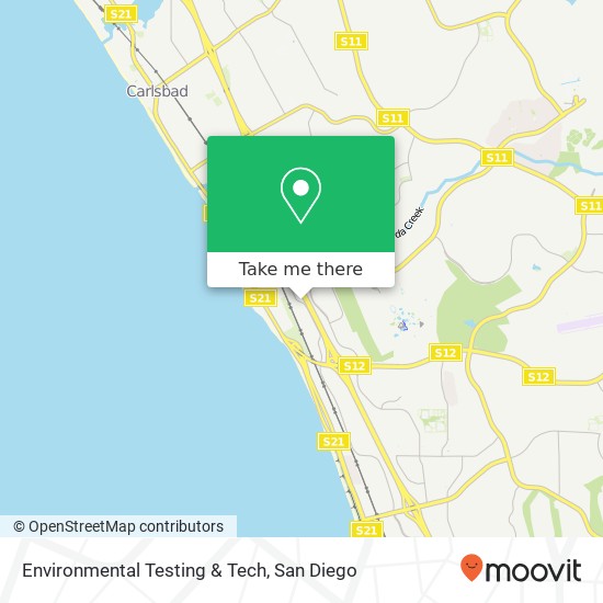 Mapa de Environmental Testing & Tech