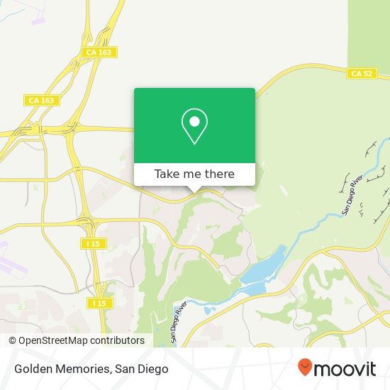 Golden Memories map