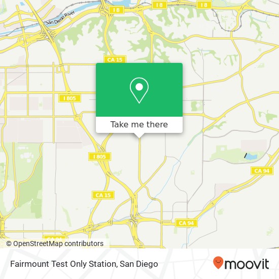 Mapa de Fairmount Test Only Station