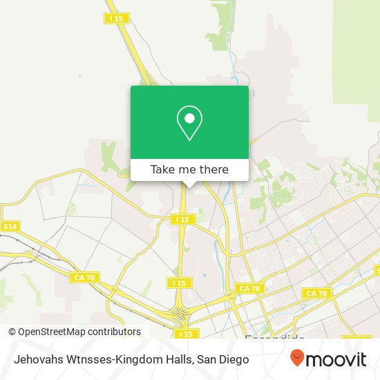 Mapa de Jehovahs Wtnsses-Kingdom Halls