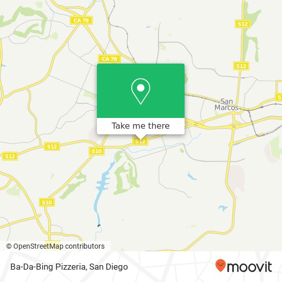 Mapa de Ba-Da-Bing Pizzeria