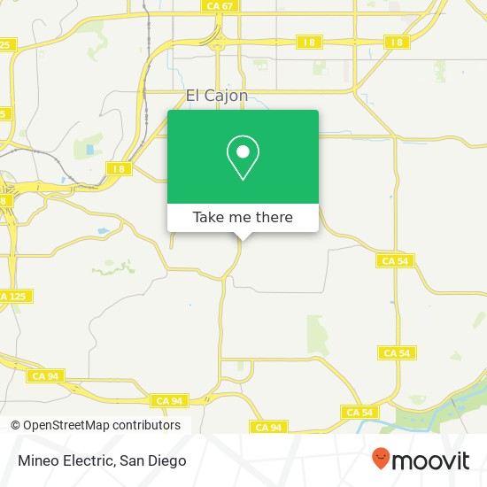 Mineo Electric map