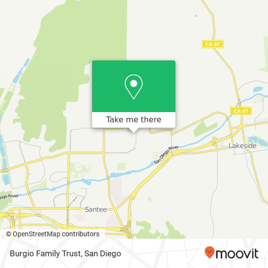 Mapa de Burgio Family Trust