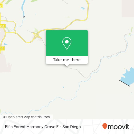 Elfin Forest Harmony Grove Fir map