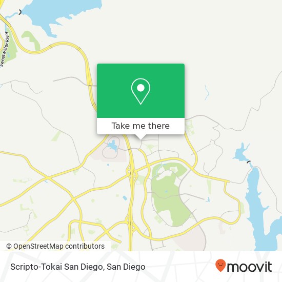 Scripto-Tokai San Diego map