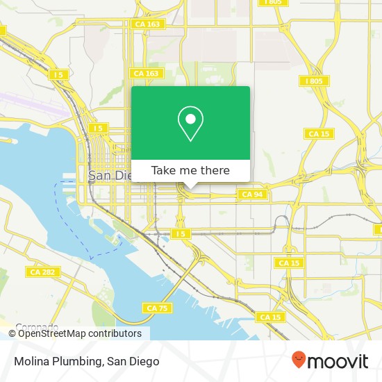 Mapa de Molina Plumbing