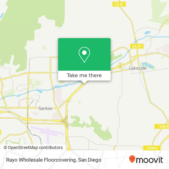 Rayo Wholesale Floorcovering map