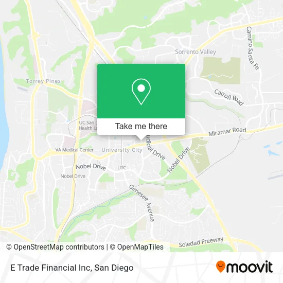 Mapa de E Trade Financial Inc