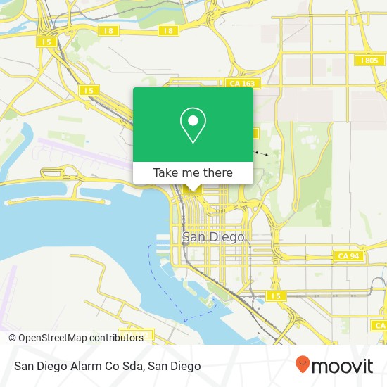 San Diego Alarm Co Sda map