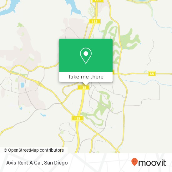 Mapa de Avis Rent A Car