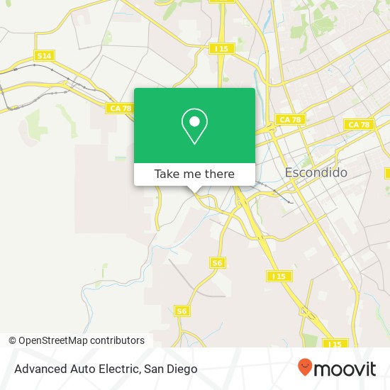 Mapa de Advanced Auto Electric