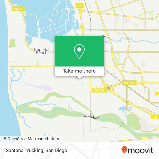 Santana Trucking map