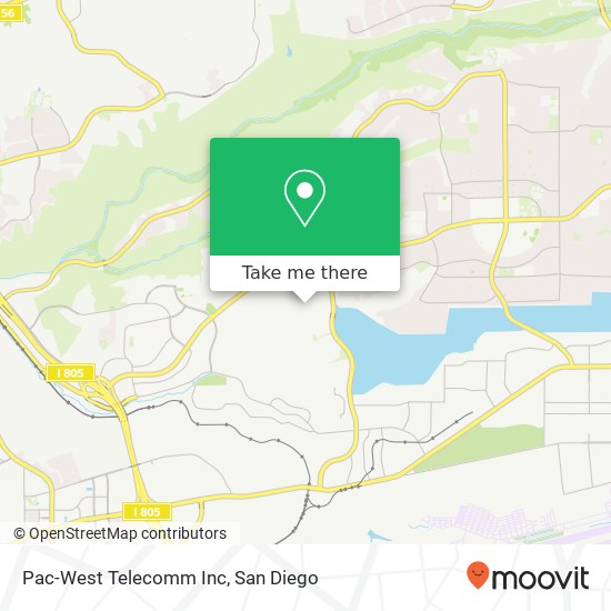 Pac-West Telecomm Inc map