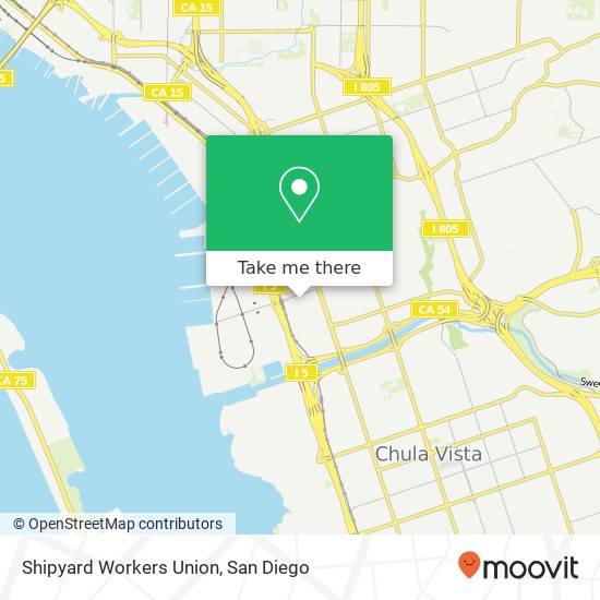 Mapa de Shipyard Workers Union