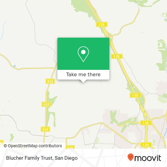 Blucher Family Trust map