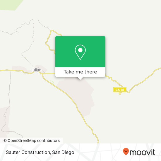 Sauter Construction map