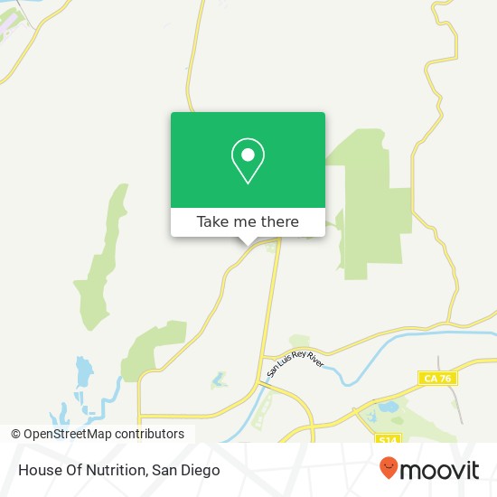House Of Nutrition map