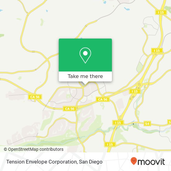 Mapa de Tension Envelope Corporation