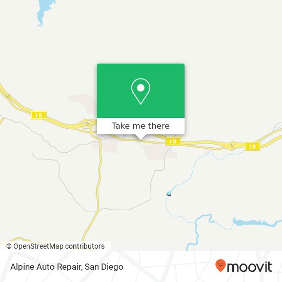 Alpine Auto Repair map