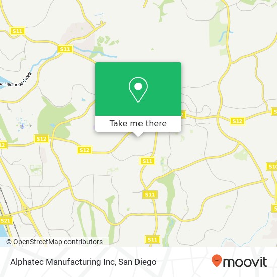 Alphatec Manufacturing Inc map
