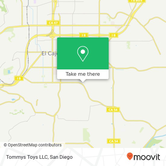 Tommys Toys LLC map