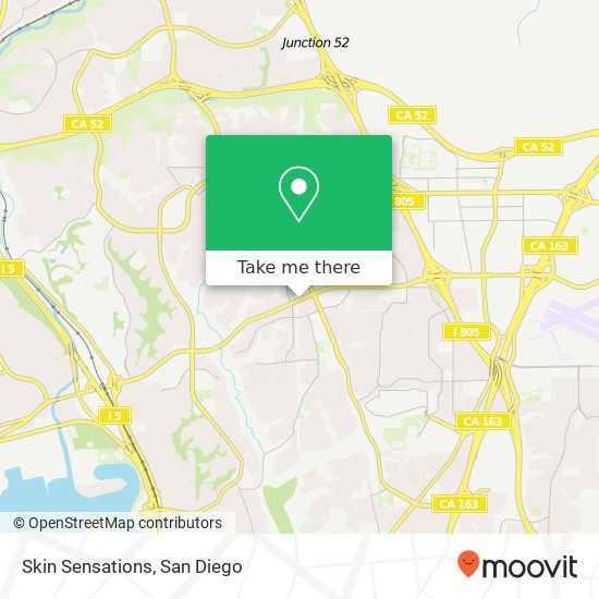 Skin Sensations map