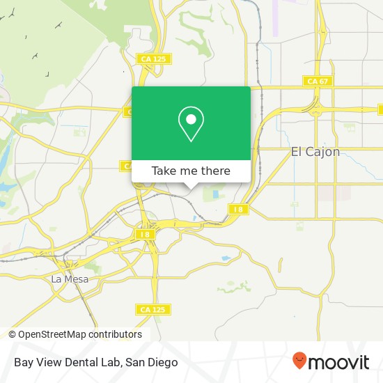 Mapa de Bay View Dental Lab