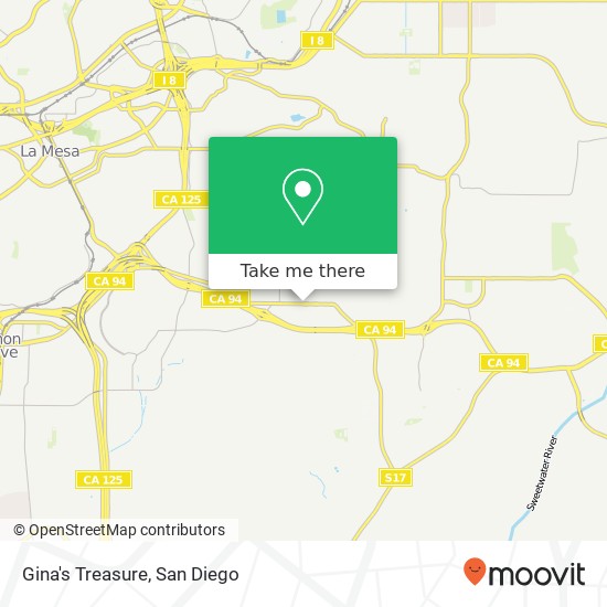 Mapa de Gina's Treasure