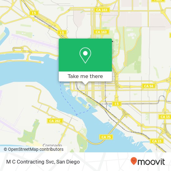 M C Contracting Svc map