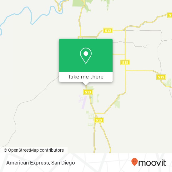 American Express map