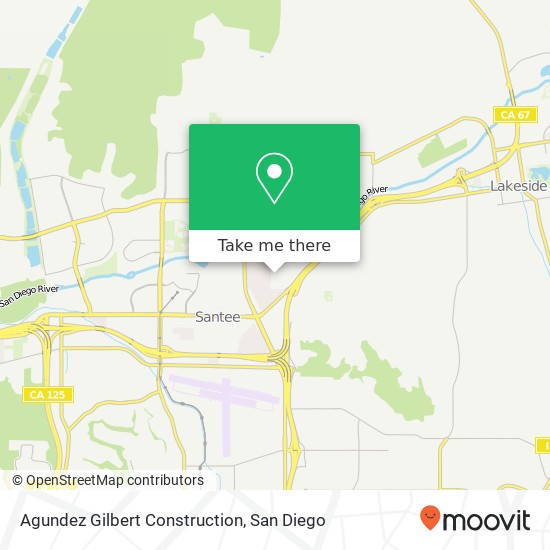 Mapa de Agundez Gilbert Construction