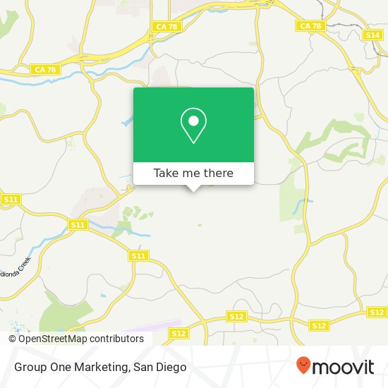 Group One Marketing map
