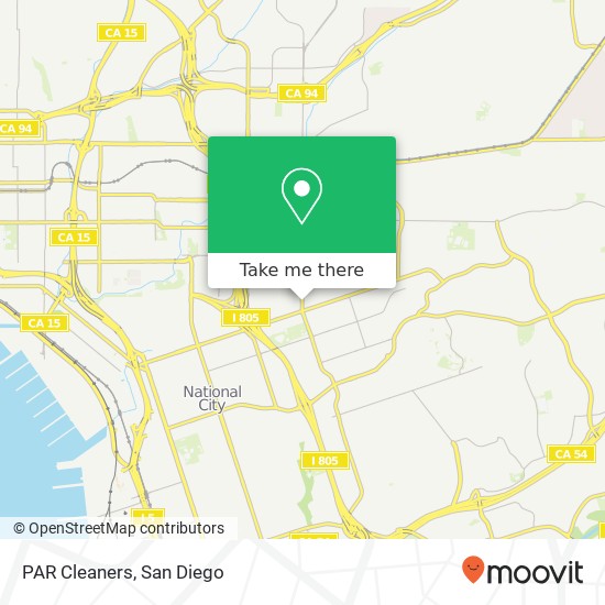 PAR Cleaners map