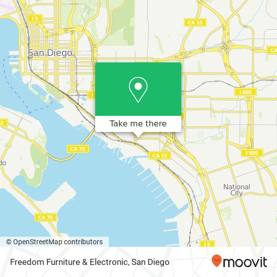 Freedom Furniture & Electronic map