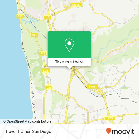 Travel Trainer map