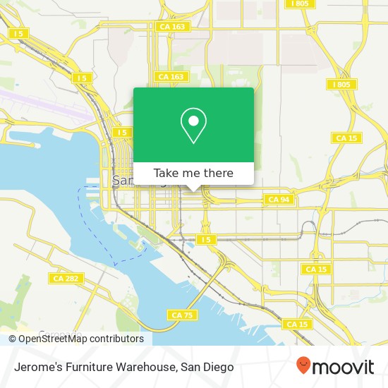 Jerome's Furniture Warehouse map