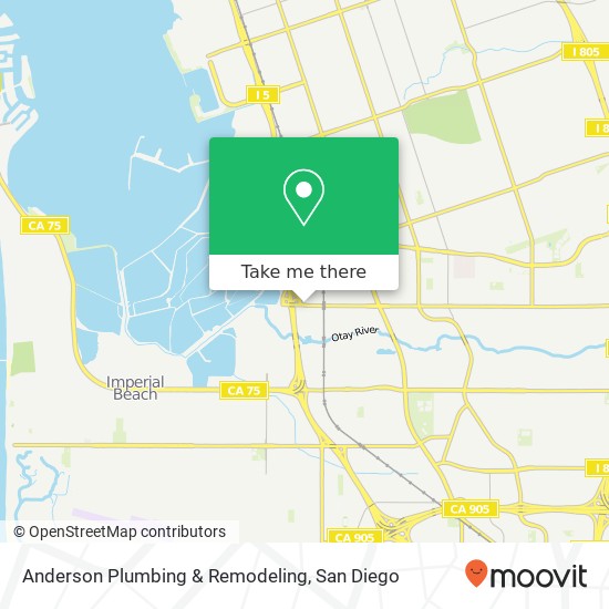 Mapa de Anderson Plumbing & Remodeling