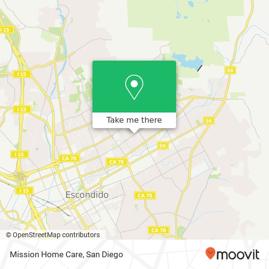 Mapa de Mission Home Care