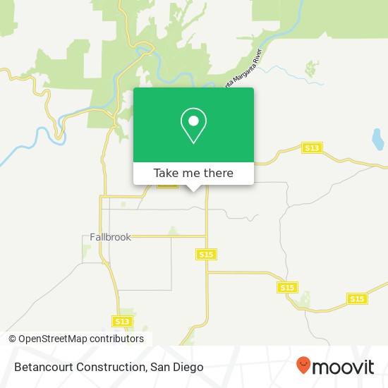 Mapa de Betancourt Construction