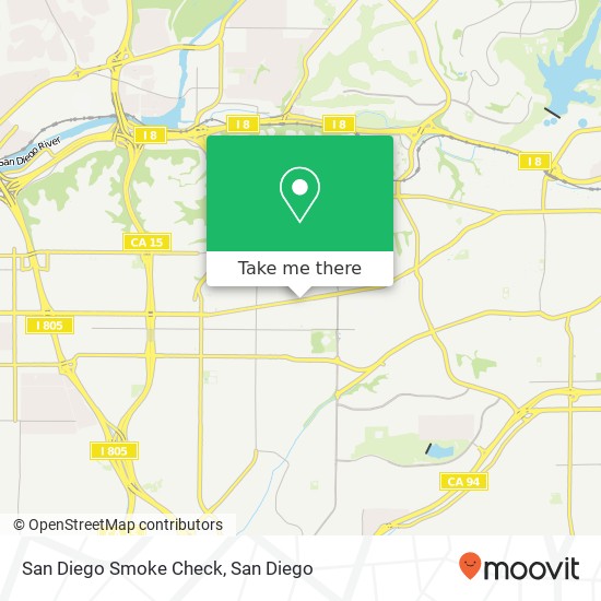 San Diego Smoke Check map