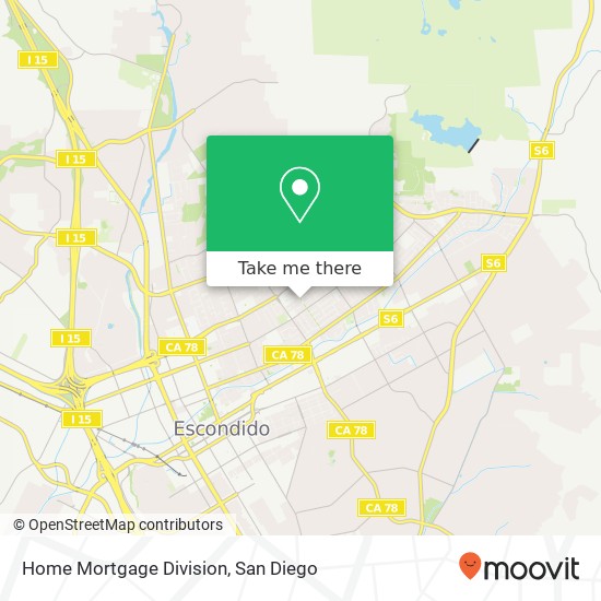 Home Mortgage Division map